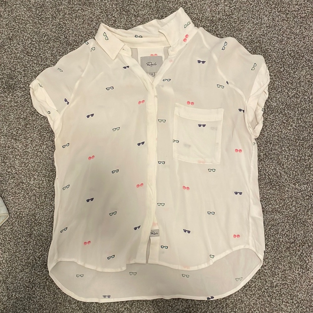 Rails glasses blouse